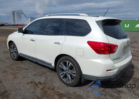 2017 Nissan Pathfinder Platinum/S/Sl/Sv z USA, uszkodzony, nr VIN 5N1DR2MM2HC646386